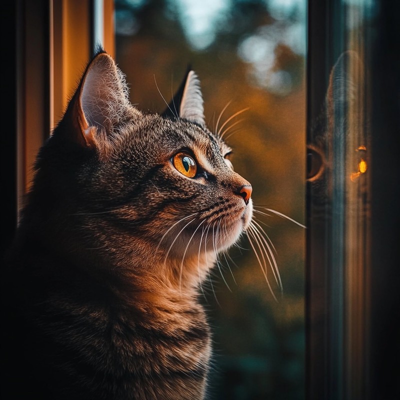 Katzen können versuchen, durch das angekippte Fenster zu klettern.