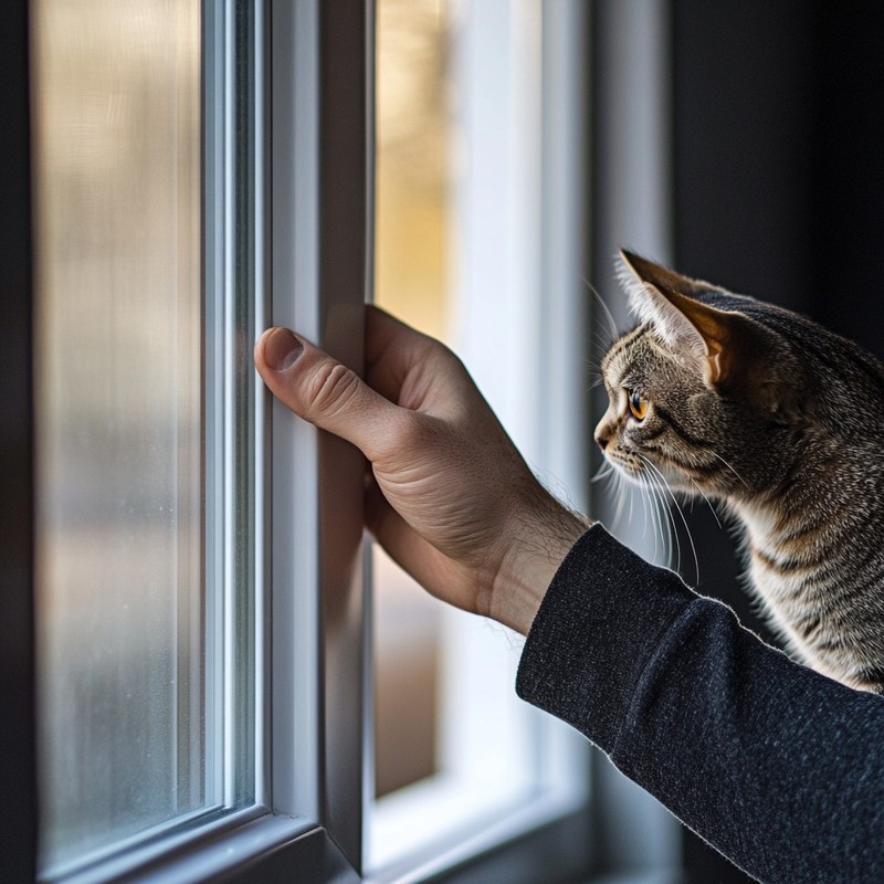 Wenn die Katze stecken bleibt, kann dies großen Stress verursachen, der zu Panik und weiteren Verletzungen führen kann.