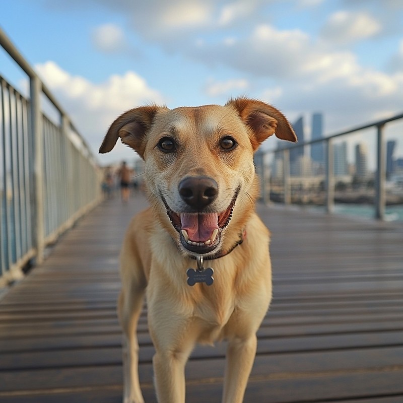 Asher ist ein idealer Name für einen Hund, der eine positive Ausstrahlung hat.