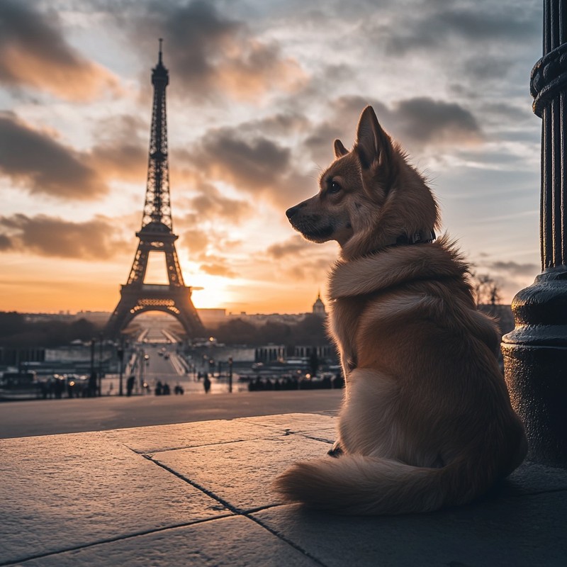 Bonheur ist das französische Wort für „Glück“ und ein eleganter Name für einen Hund.