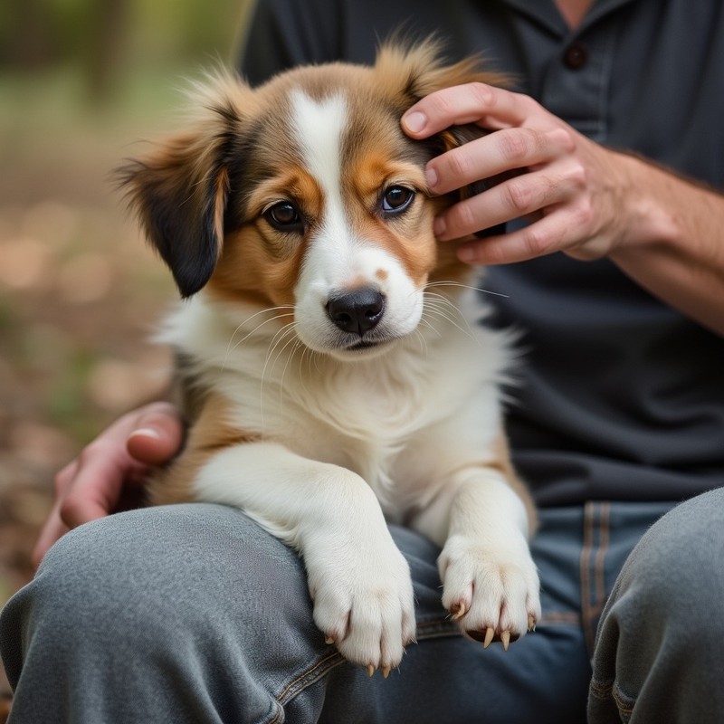 Die Geste, wenn dein Hund seine Pfote auf dich legt, kann viele Bedeutungen haben