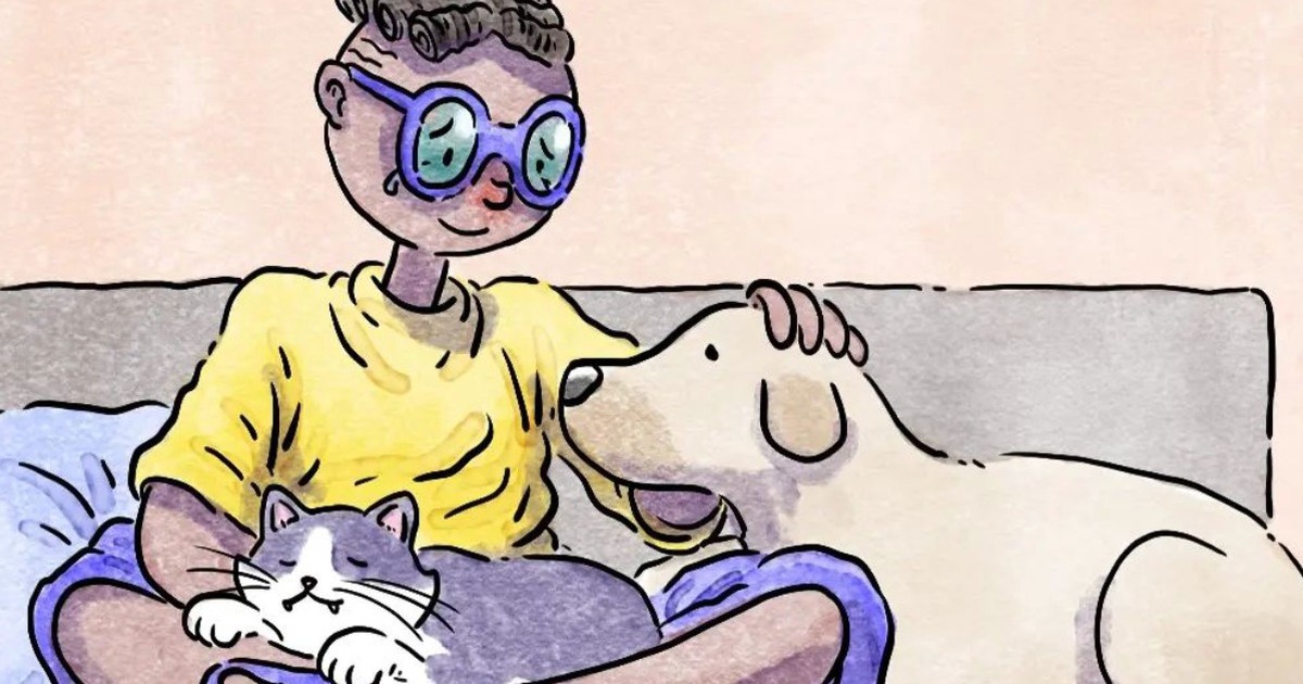 Künstler zeigt in Comics, wie schön das Leben mit Haustieren ist