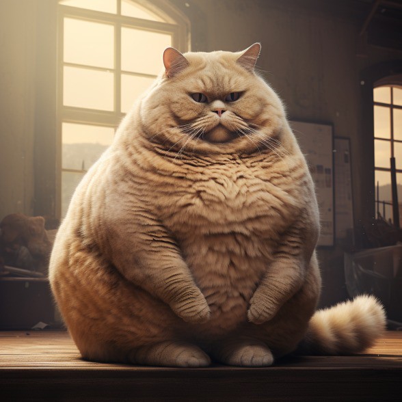 Übergewichtige Katzen haben oft Schwierigkeiten, sich an bestimmten Stellen ihres Körpers zu lecken oder zu kratzen, insbesondere am Bauch, da das Fett die Beweglichkeit einschränkt