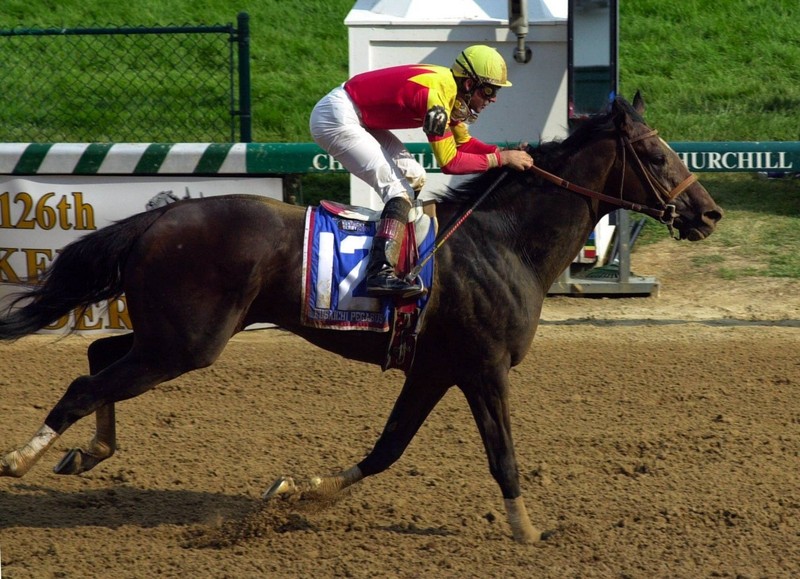 Am sechsten Mai 2000 gewannen Jockey Kent Desormeaux und Fusaichi Pegasus das Kentucky Derby Rennen.