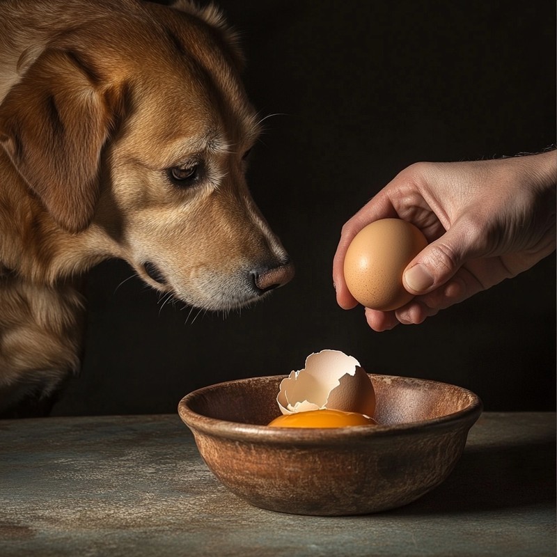 Für Hunde ist neben Eiweiß und Eigelb auch die Eierschale ein echtes Superfood.