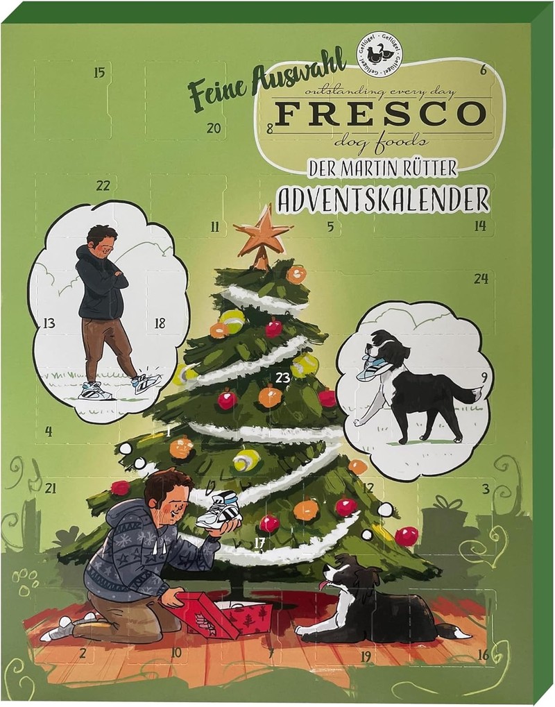 Der Adventskalender für Hunde wurde vom Profi entwickelt.