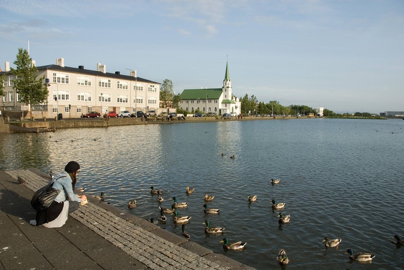 Menschliche Nahrung schadet Enten.