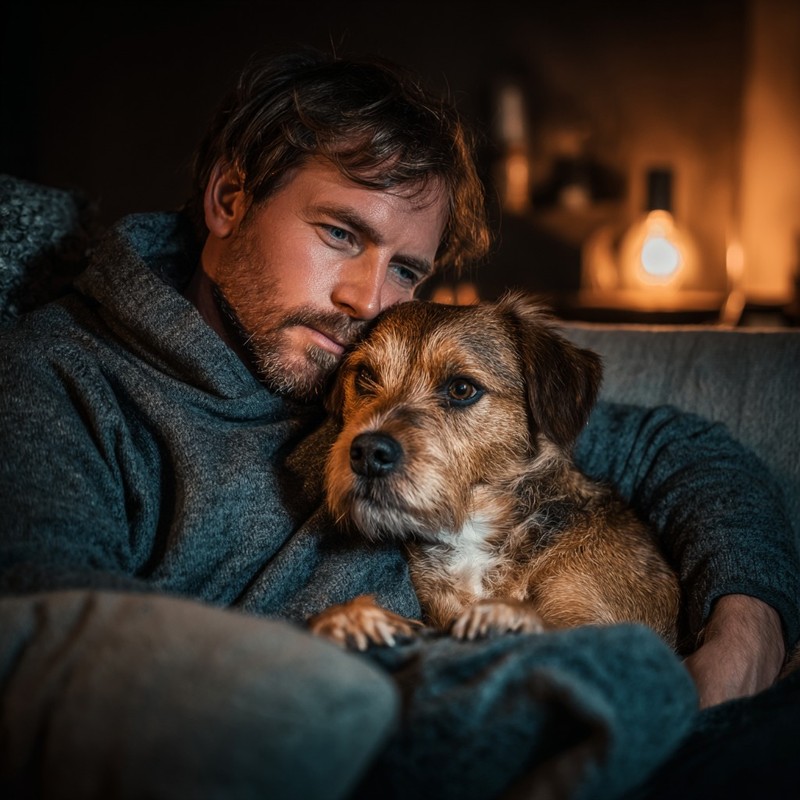 An Silvester sollte der Hund nicht allein bleiben.