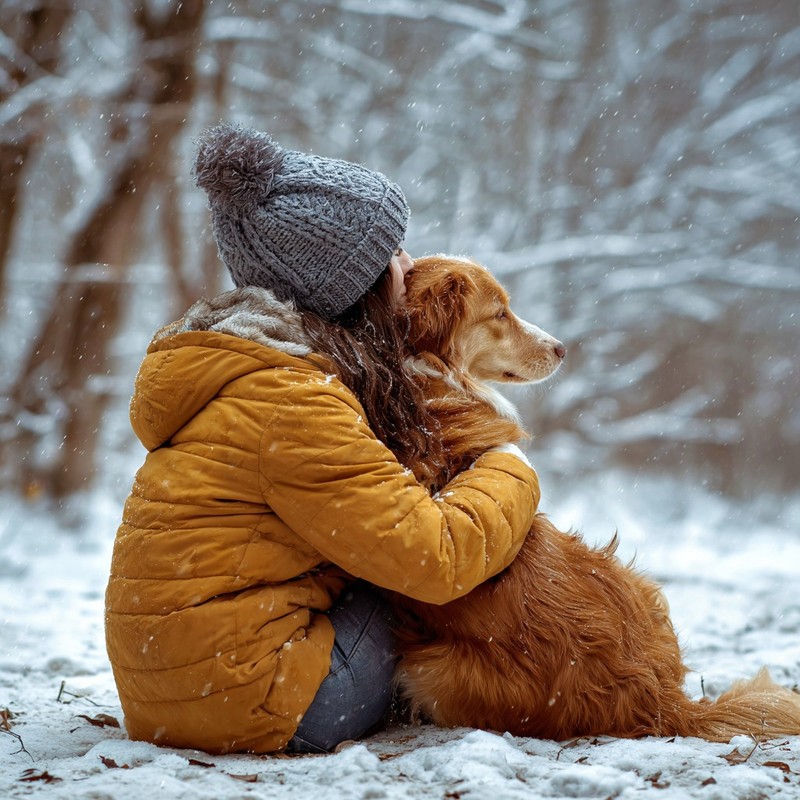 Ein Hund will manchmal Silvester nicht mehr rausgehen.