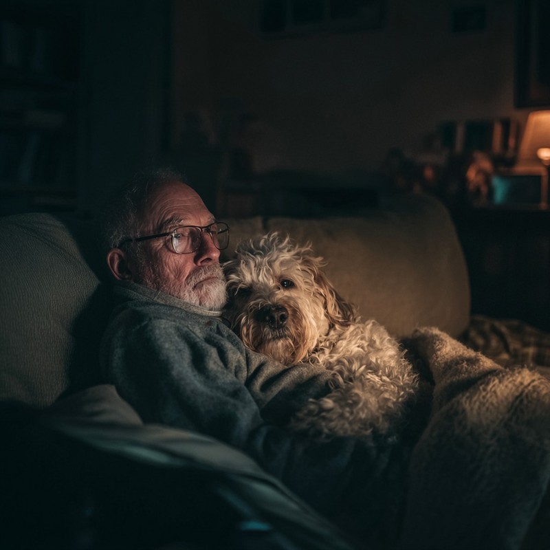 Verhalte dich ruhig, damit dein Hund keinen Stress hat.